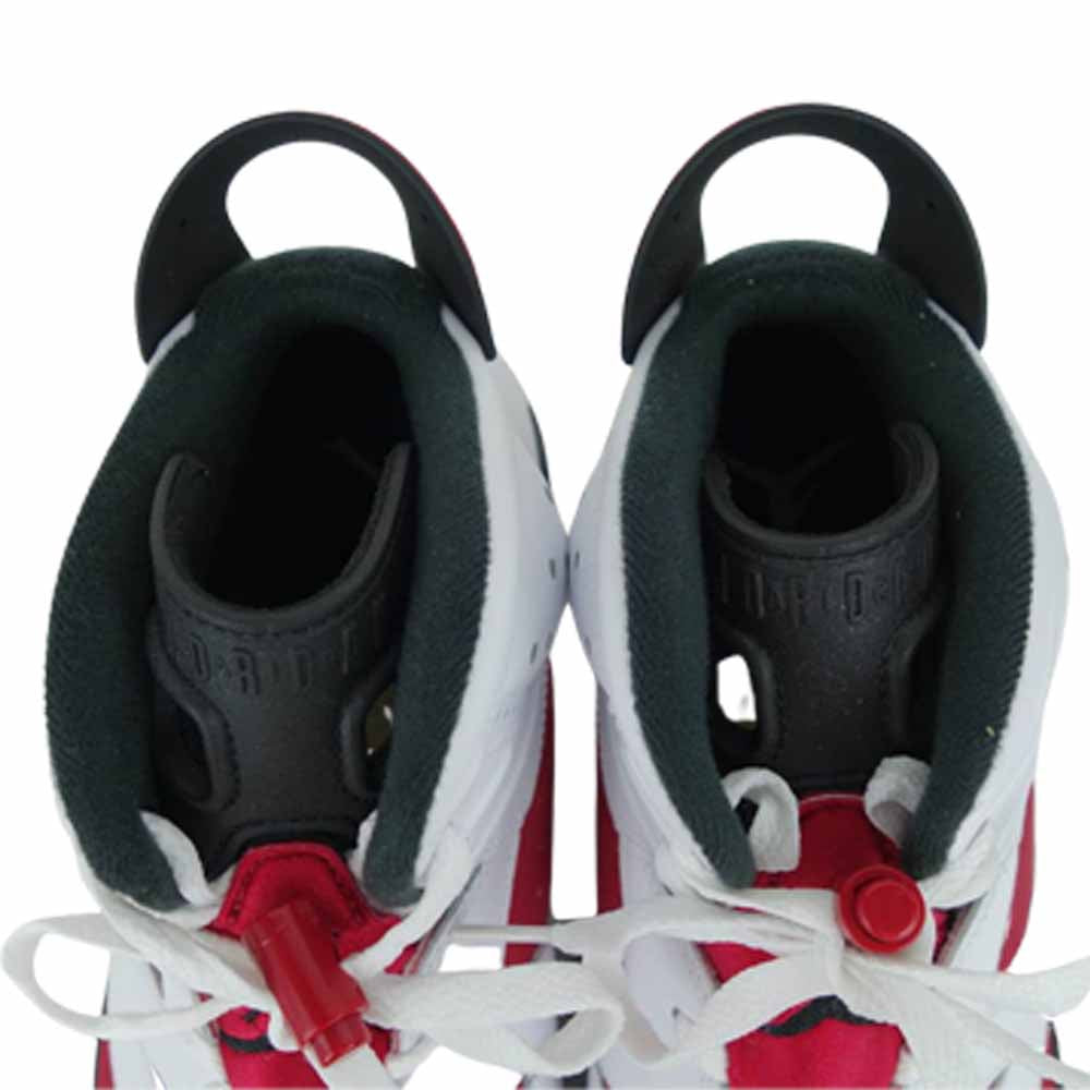 NIKE ナイキ 384664-160 AIR JORDAN 6 RETRO エア ジョーダン 6 レトロ ハイカット スニーカー ホワイト系 レッド系 29.5cm【新古品】【未使用】【中古】