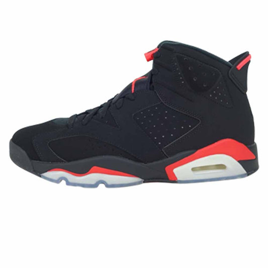NIKE ナイキ 384664-060 国内正規品 AIR JORDAN 6 RETRO エア ジョーダン 6 レトロ ハイカット スニーカー ブラック系 レッド系 30cm【新古品】【未使用】【中古】