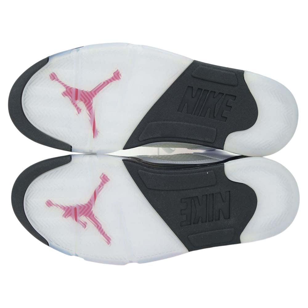 NIKE ナイキ DA1911-102 AIR JORDAN 5 RETRO エア ジョーダン 5 レトロ ハイカット スニーカー ホワイト系 レッド系 29cm【新古品】【未使用】【中古】