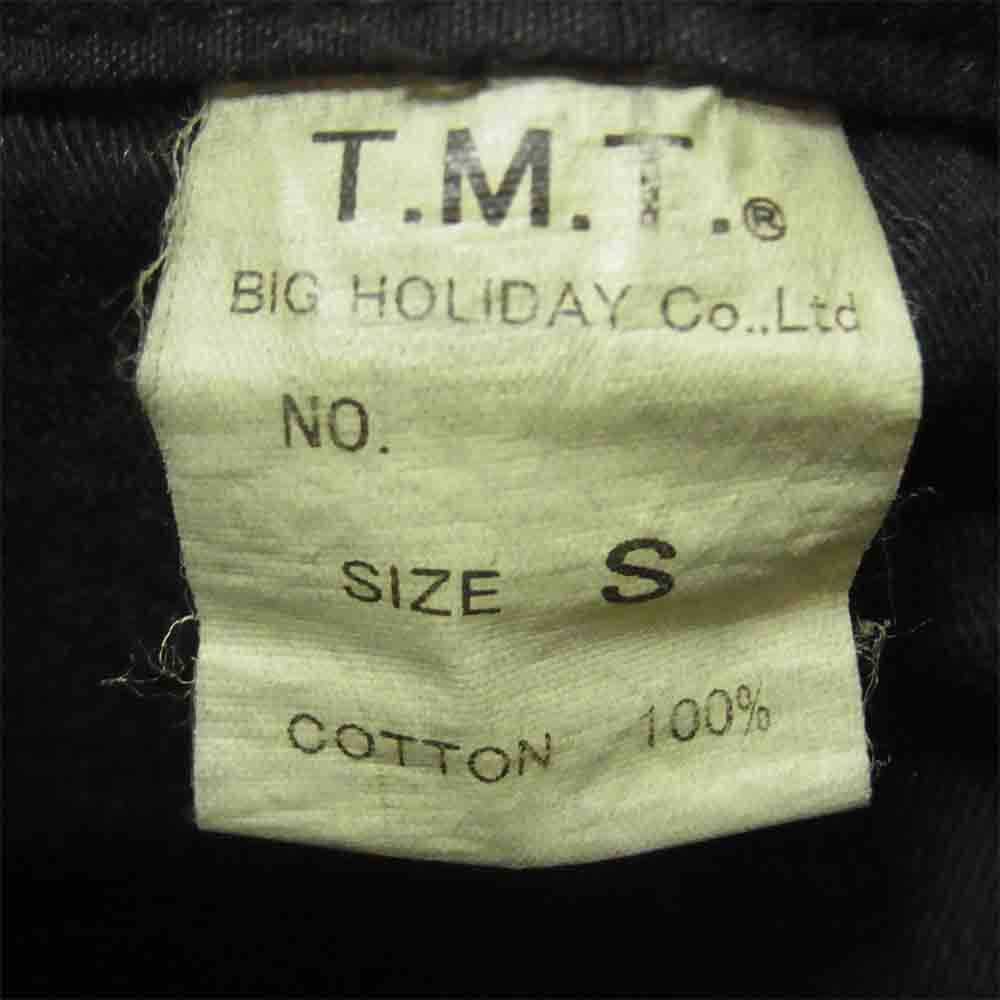 TMT ティーエムティー リップストップ ミリタリー カーゴ パンツ コットン 日本製 ブラック系 S【中古】