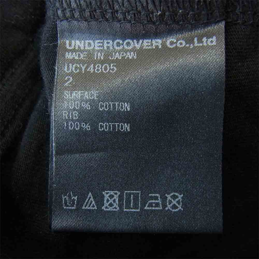 UNDERCOVER アンダーカバー 20SS UCY4805 Dylan Thomas ポケット Tシャツ ブラック系 2【中古】