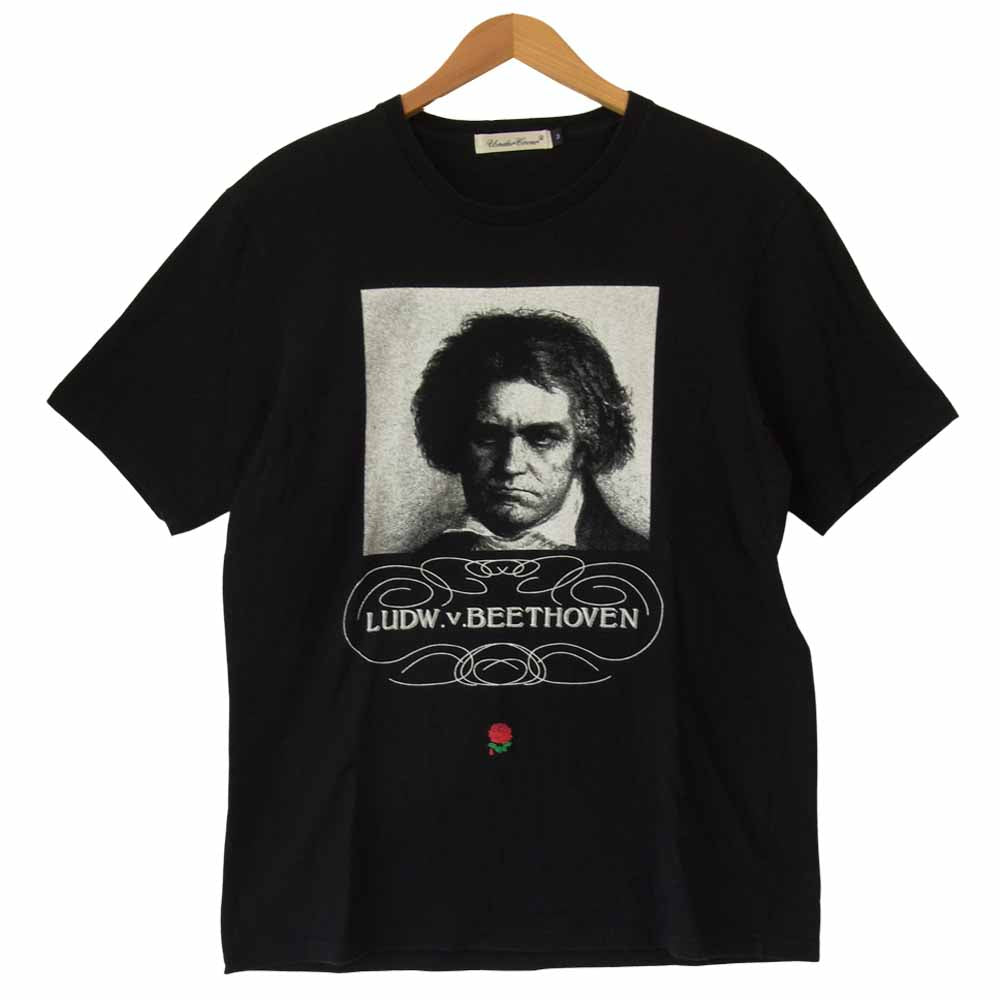 UNDERCOVER アンダーカバー 19AW LUDW.v.BEETHOVEN? ベートーヴェン Tシャツ ブラック系 3【中古】