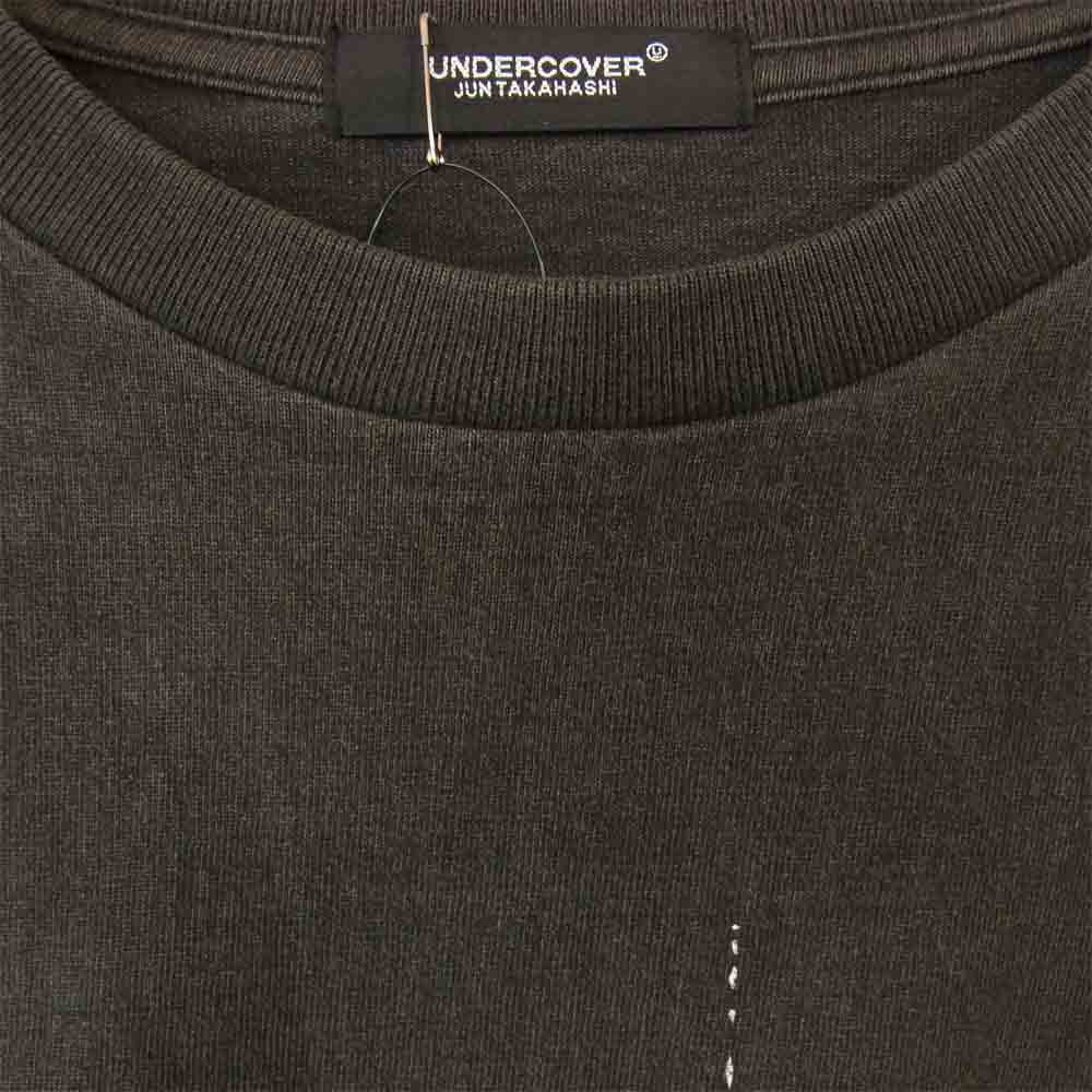 UNDERCOVER アンダーカバー 21SS UCZ9806 L.I.E.S RECORDS カットソー チャコール系 3【美品】【中古】