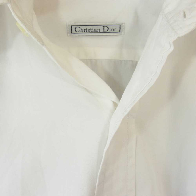 Christian Dior クリスチャンディオール MADE IN USA 80S ホワイト シャツ ホワイト系【中古】