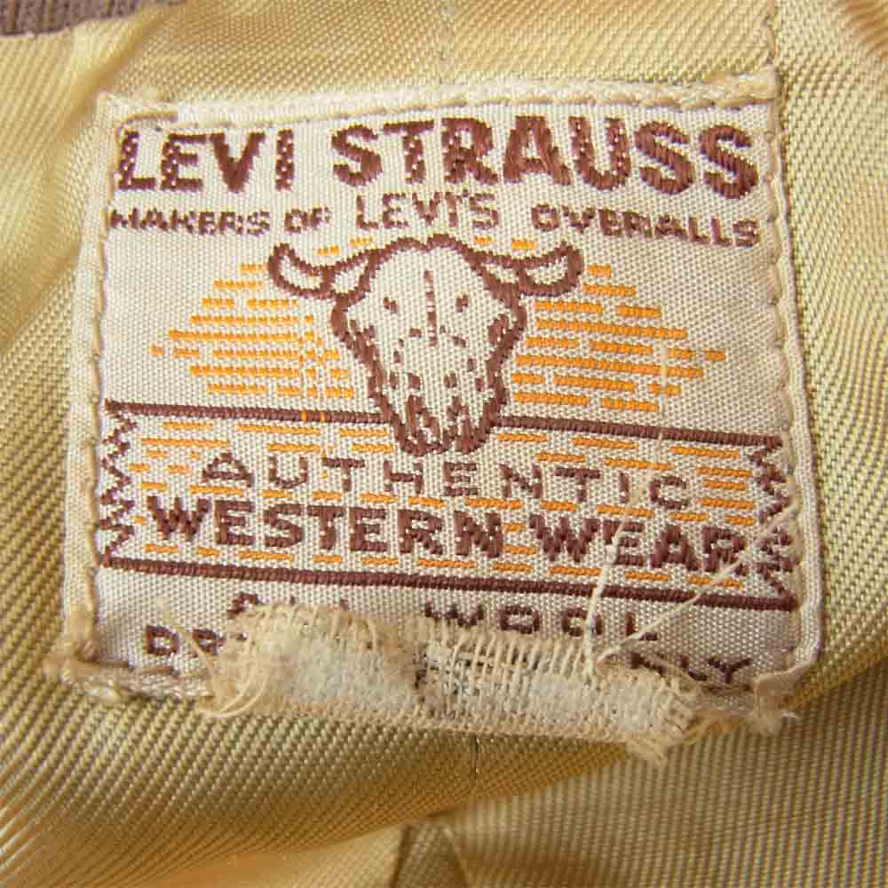 Levi's リーバイス 50S ヴィンテージ ショートホーン ギャバジン ジャケット ブラウン系【中古】