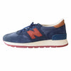 NEW BALANCE ニューバランス M990DSA 英国製 スエード ローカット スニーカー ネイビー系 27.5㎝【極上美品】【中古】
