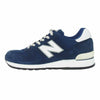 NEW BALANCE ニューバランス M670SFB 英国製 スエード ローカット スニーカー ネイビー系 US9【極上美品】【中古】