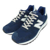 NEW BALANCE ニューバランス M670SFB 英国製 スエード ローカット スニーカー ネイビー系 US9【極上美品】【中古】