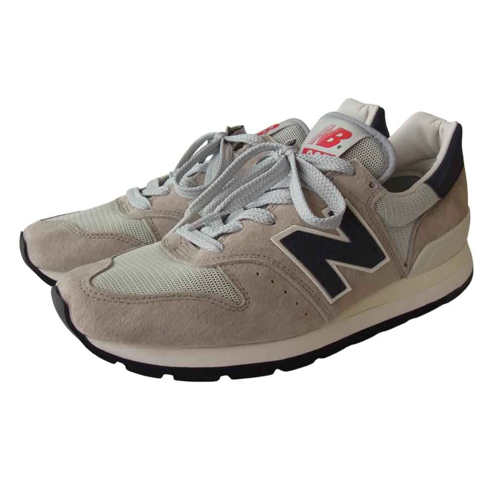NEW BALANCE ニューバランス M995CHA 英国製 スエード ローカット スニーカー グレー系 27cm 【極上美品】【中古】