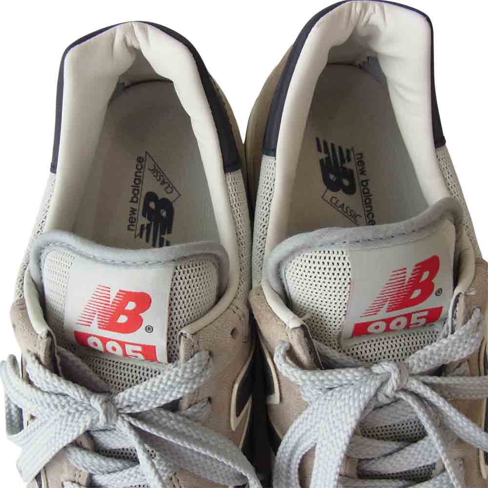 NEW BALANCE ニューバランス M995CHA 英国製 スエード ローカット スニーカー グレー系 27cm 【極上美品】【中古】