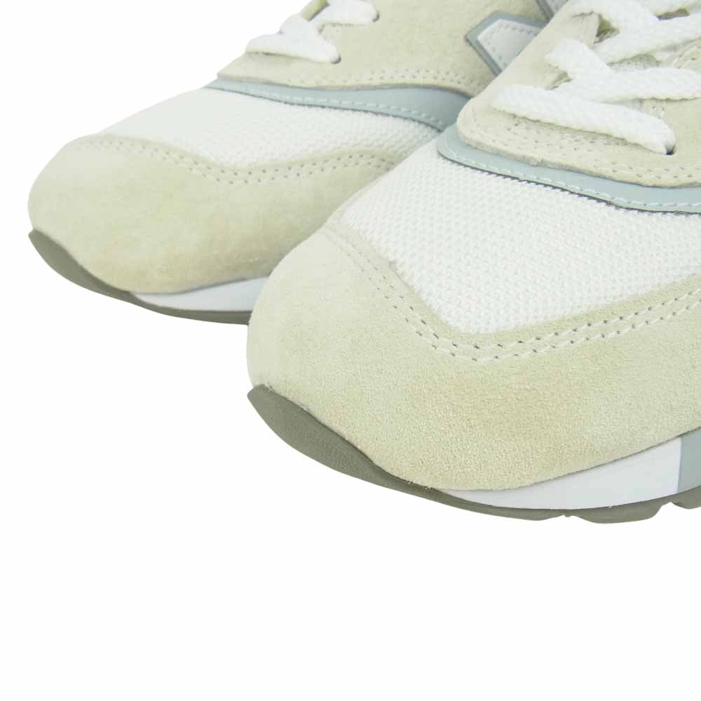 NEW BALANCE ニューバランス ML997HA × ビューティー＆ユース スエード ローカット スニーカー オフホワイト系 27cm【極上美品】【中古】