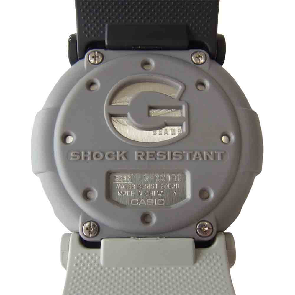 G-SHOCK ジーショック G-001BE × BEAMS ビームス 40周年記念 腕時計 ブラック系×グレー系【極上美品】【中古】