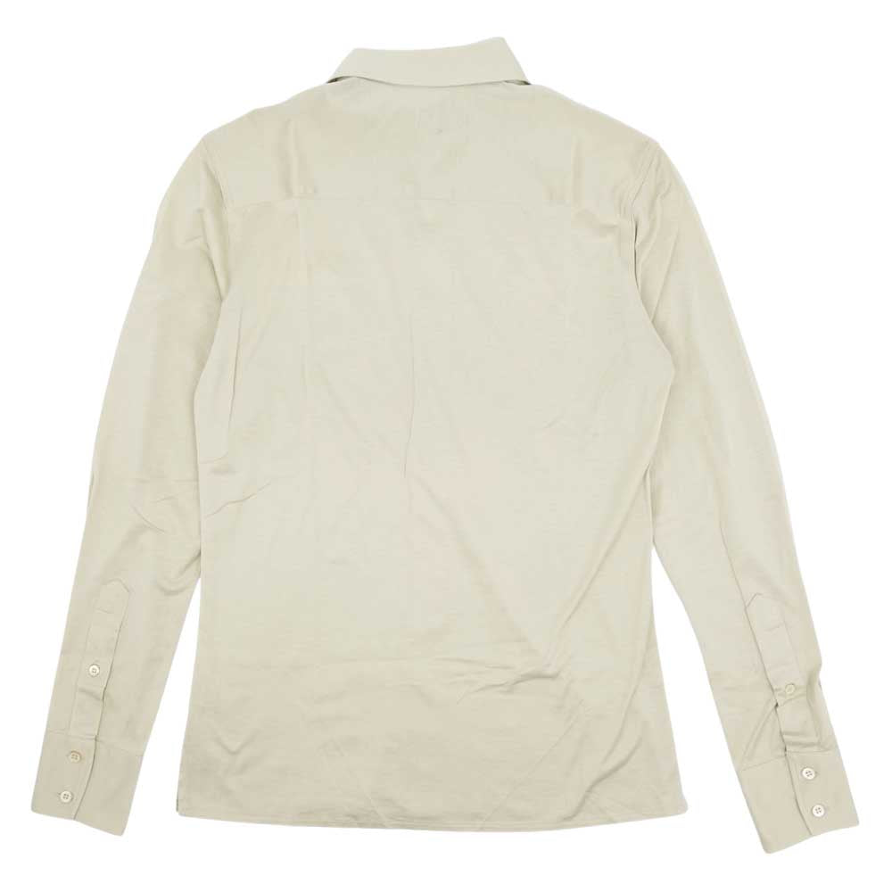 GUCCI グッチ 国内正規品 コットン 天竺 レギュラーカラー シャツ ベージュ系 38／15【中古】