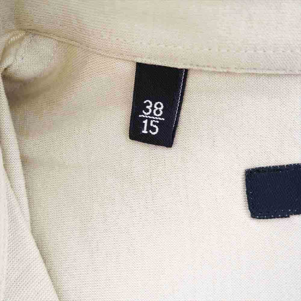 GUCCI グッチ 国内正規品 コットン 天竺 レギュラーカラー シャツ ベージュ系 38／15【中古】