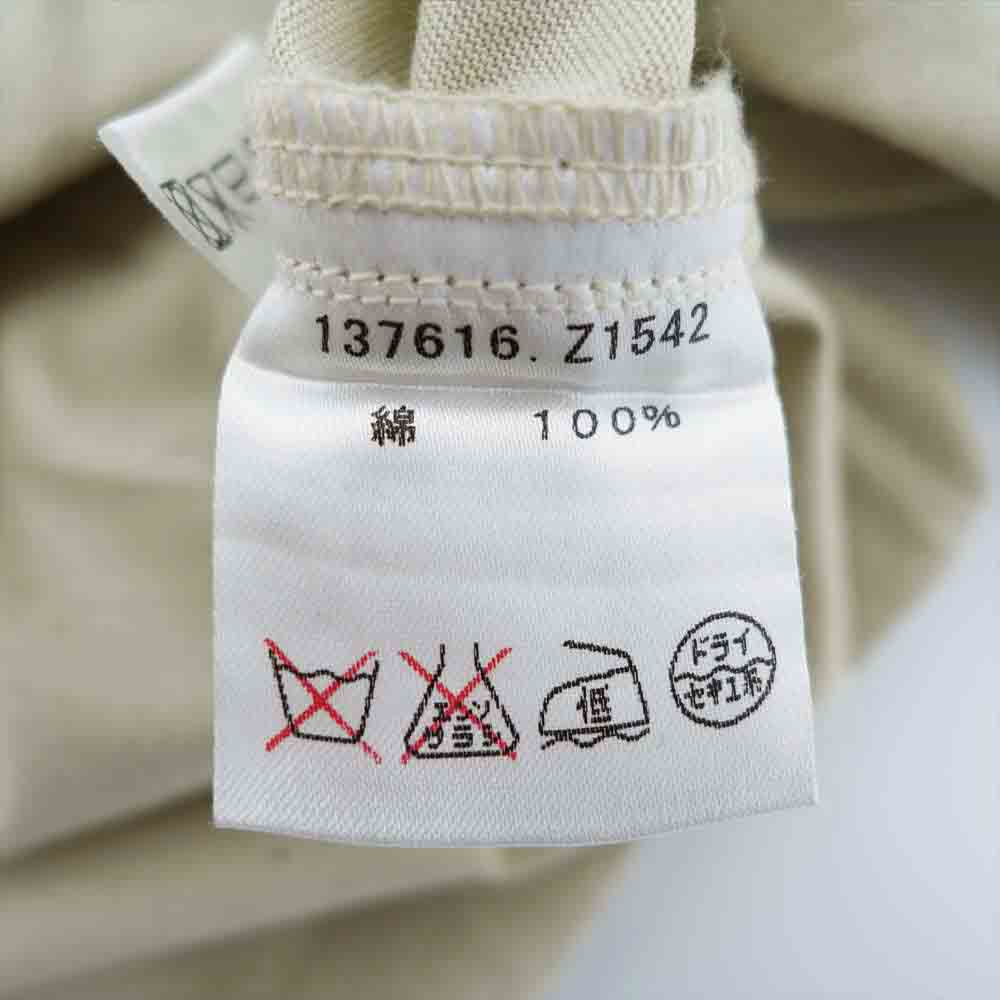 GUCCI グッチ 国内正規品 コットン 天竺 レギュラーカラー シャツ ベージュ系 38／15【中古】