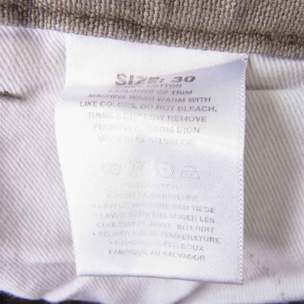 patagonia パタゴニア COTTON PANTS コットン パンツ カーキ系 30【中古】