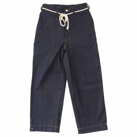 markaware マーカウェア 19SS A19A-20PT02C 12oz ORGANIC SELVEDGE DENIM RAW オーガニック コットン ワイド デニム パンツ インディゴブルー系 1【美品】【中古】