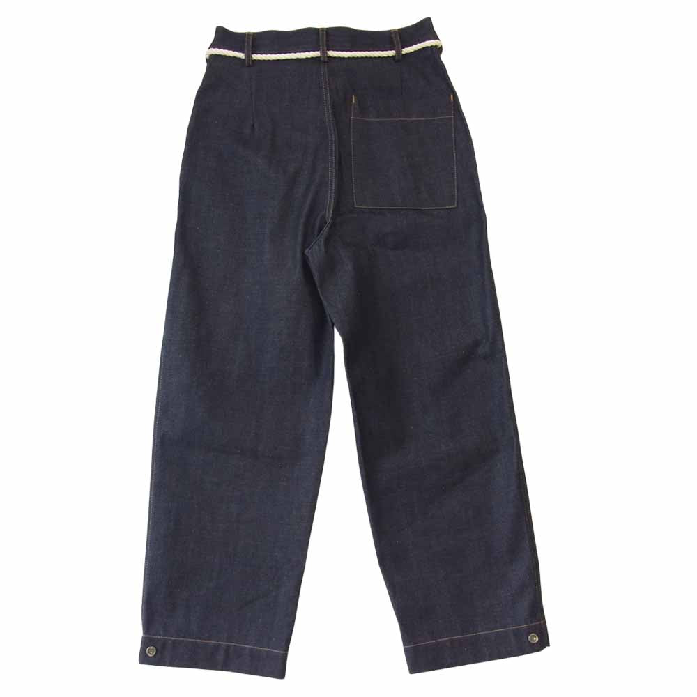 markaware マーカウェア 19SS A19A-20PT02C 12oz ORGANIC SELVEDGE DENIM RAW オーガニック コットン ワイド デニム パンツ インディゴブルー系 1【美品】【中古】