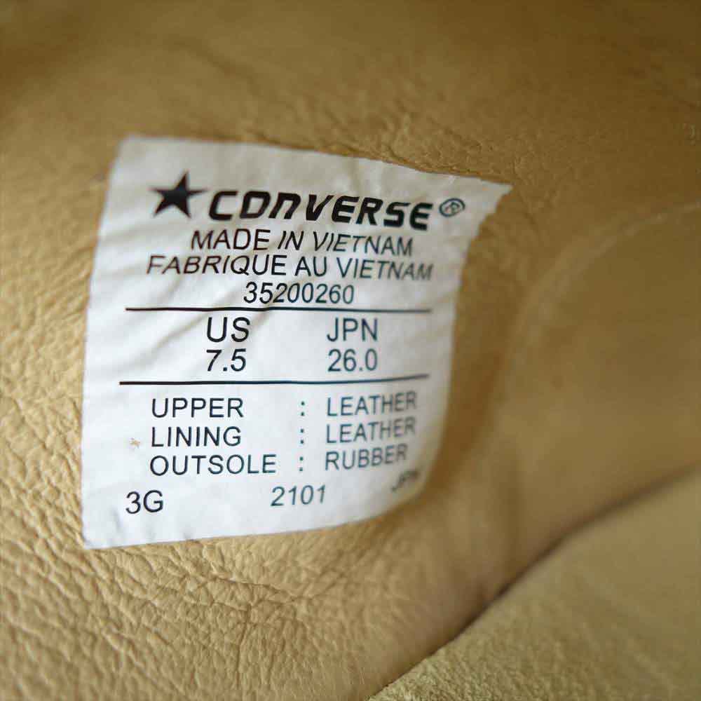 CONVERSE コンバース 21SS ADDICT ONE STAR SANDAL SAND アディクト ワンスター サンダル サンド ベージュ系 26cm【極上美品】【中古】