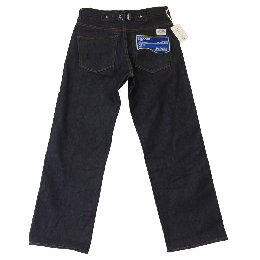 ダイリク 21SS M-1 Flower Children ノンウォッシュ インディゴ デニム パンツ インディゴブルー系 29【美品】【中古】