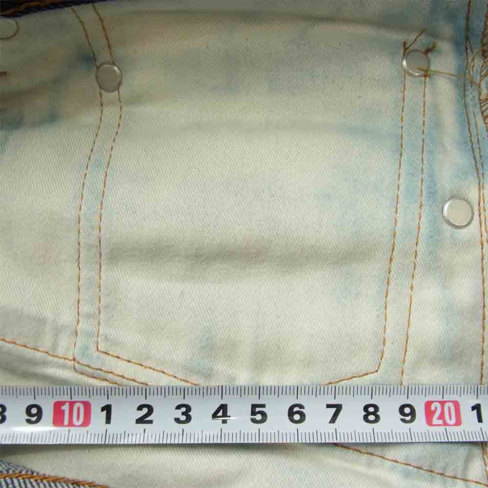 ダイリク 21SS M-1 Flower Children ノンウォッシュ インディゴ デニム パンツ インディゴブルー系 29【美品】【中古】