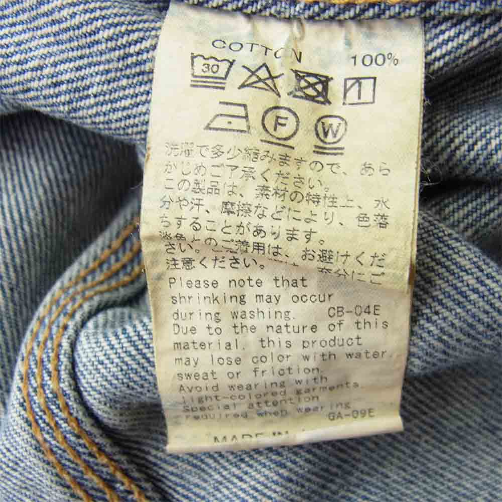 ダイリク 20AW J-4D New Hollywood Damage cover all インディゴ ダメージ ウォッシュ デニム カバーオール インディゴブルー系 M【中古】