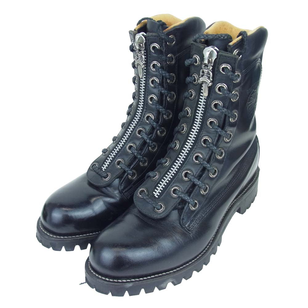 CHROME HEARTS クロムハーツ（原本無） 海外インボイス付属 Chippewa チペワ FIREMAN ファイヤーマン ダガージップ ブラック系【中古】