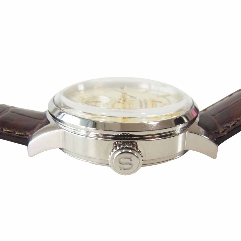 SEIKO セイコー 4R57-00E0 PRESAGE プレサージュ 裏スケ 自動巻き 腕時計 ブラウン系【新古品】【未使用】【中古】