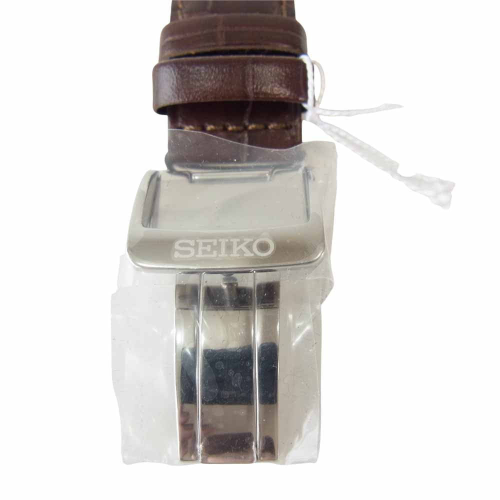 SEIKO セイコー 4R57-00E0 PRESAGE プレサージュ 裏スケ 自動巻き 腕時計 ブラウン系【新古品】【未使用】【中古】