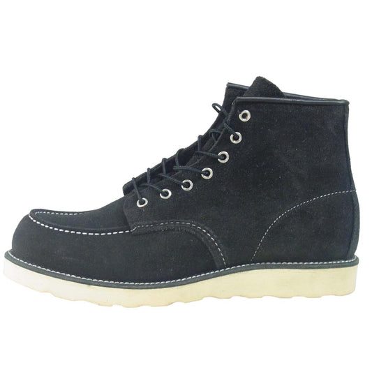 RED WING レッドウィング 8874 6inch CLASSIC MOC TOE ラフアウト アビレーン モックトゥ ブラック系 10E【極上美品】【中古】