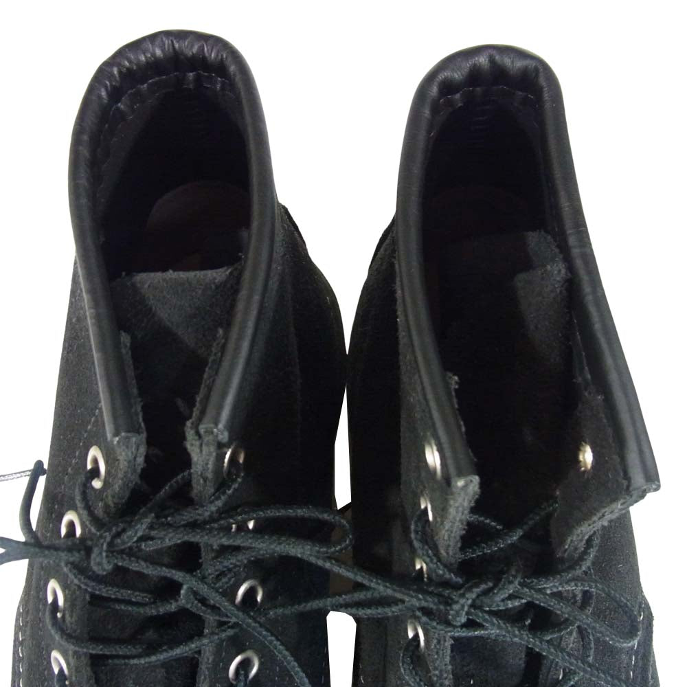 RED WING レッドウィング 8874 6inch CLASSIC MOC TOE ラフアウト アビレーン モックトゥ ブラック系 10E【極上美品】【中古】