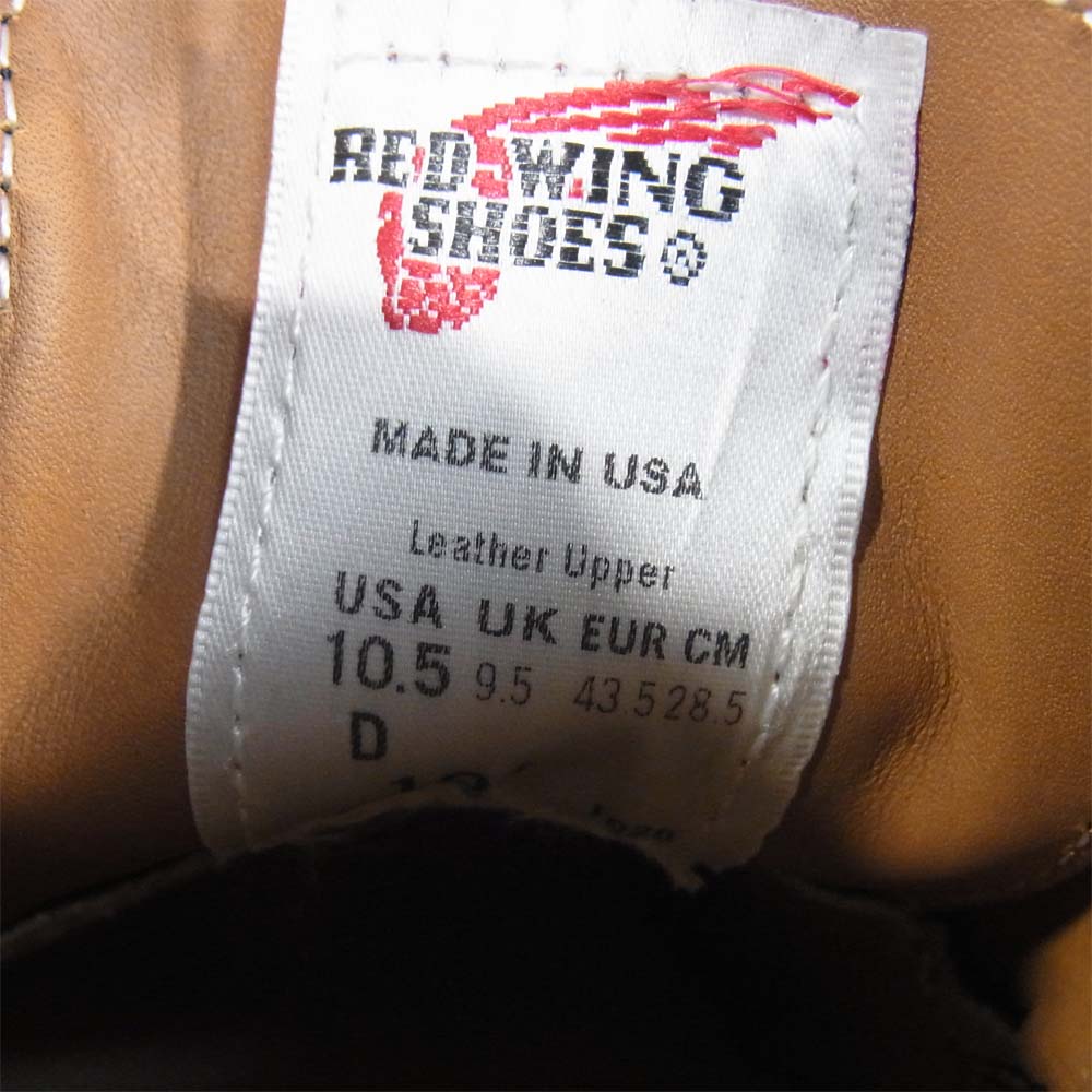 RED WING レッドウィング 101 POSTMAN OXFORD ポストマン オックスフォード プレーントゥ ブラック系 10.5D【新古品】【未使用】【中古】