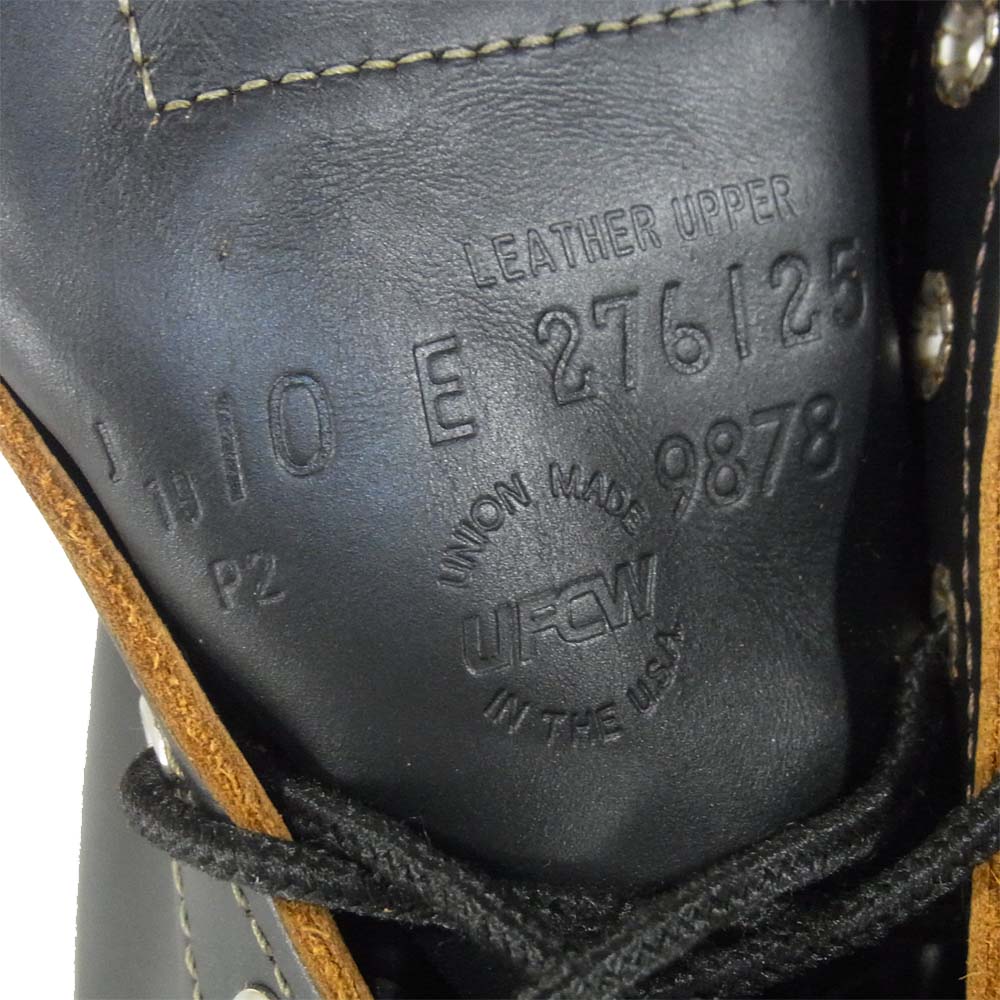 RED WING レッドウィング 9878 Black Klondike Irish Setter MOC TOE クロンダイク 茶芯 モックトゥ ブラック系 10E【新古品】【未使用】【中古】