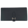 HERMES エルメス Y刻印 2020年製 Bearn Soufflet ベアンスフレ 2つ折り 長財布 ブラック系【美品】【中古】