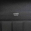 HERMES エルメス Y刻印 2020年製 Bearn Soufflet ベアンスフレ 2つ折り 長財布 ブラック系【美品】【中古】