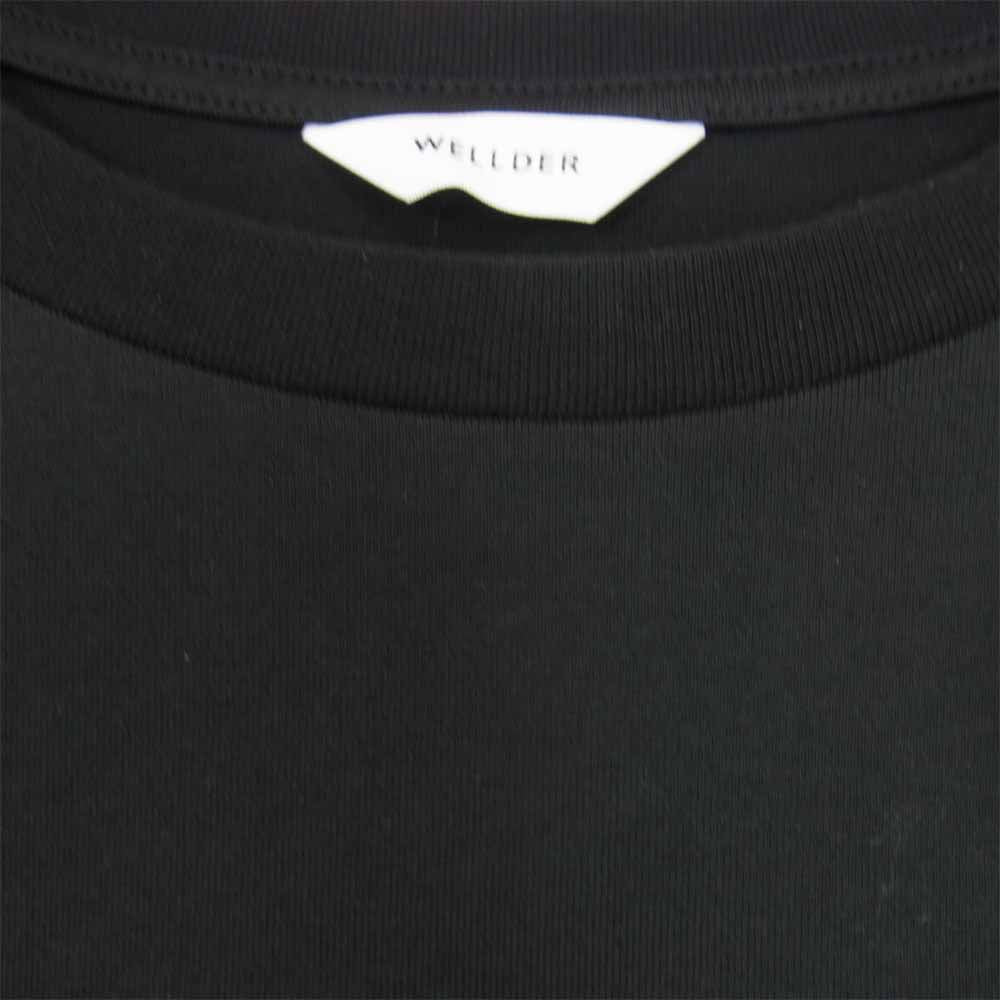 ウェルダー WM21SCS04 Drawstring Long Sleeve T-Shirt ドローストリング ロング スリーブ カットソー ブラック系 5【中古】