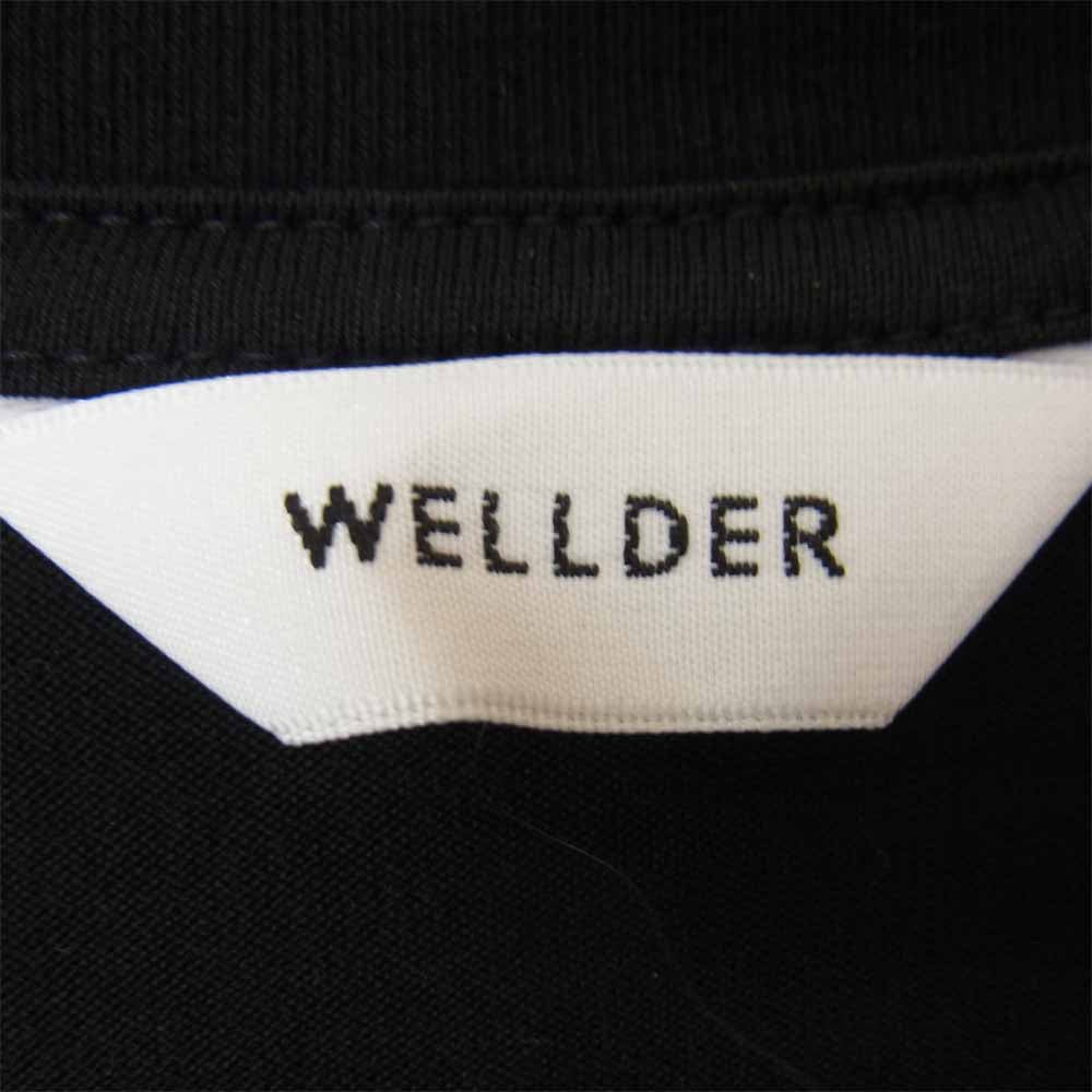 ウェルダー WM21SCS04 Drawstring Long Sleeve T-Shirt ドローストリング ロング スリーブ カットソー ブラック系 5【中古】