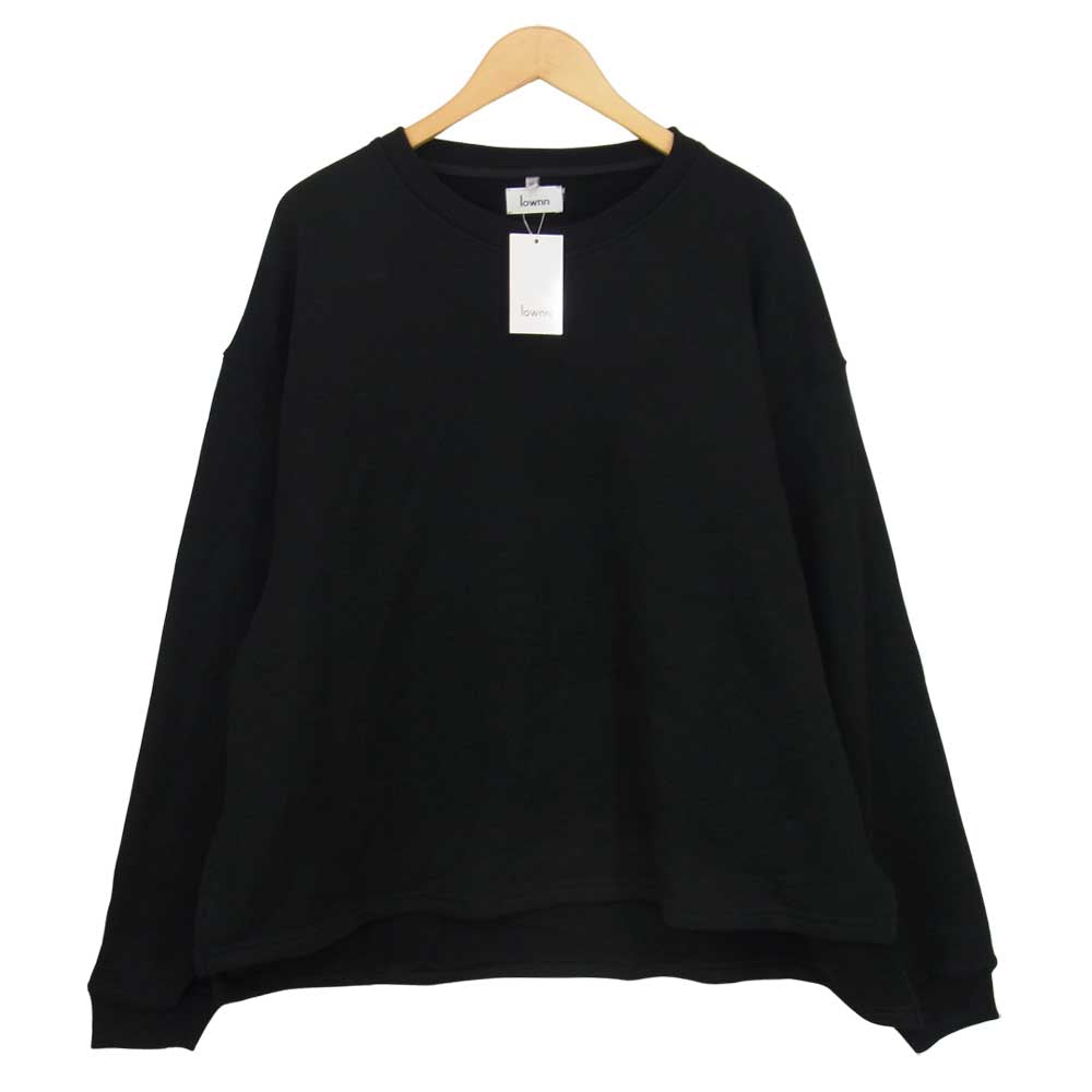 ローン 21SS  Crewneck Sweat サイドスリット オーバーサイズ クルー スウェット ブラック系 52【美品】【中古】