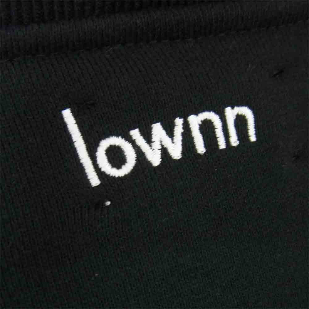 ローン 21SS  Crewneck Sweat サイドスリット オーバーサイズ クルー スウェット ブラック系 52【美品】【中古】
