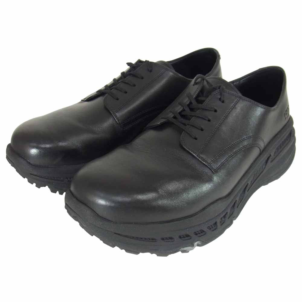 N.HOOLYWOOD エヌハリウッド 1114111 UGG アグ COMPILE コンパイル コラボ プレミアム ドレス レザー スニーカー ブラック系 29cm【美品】【中古】