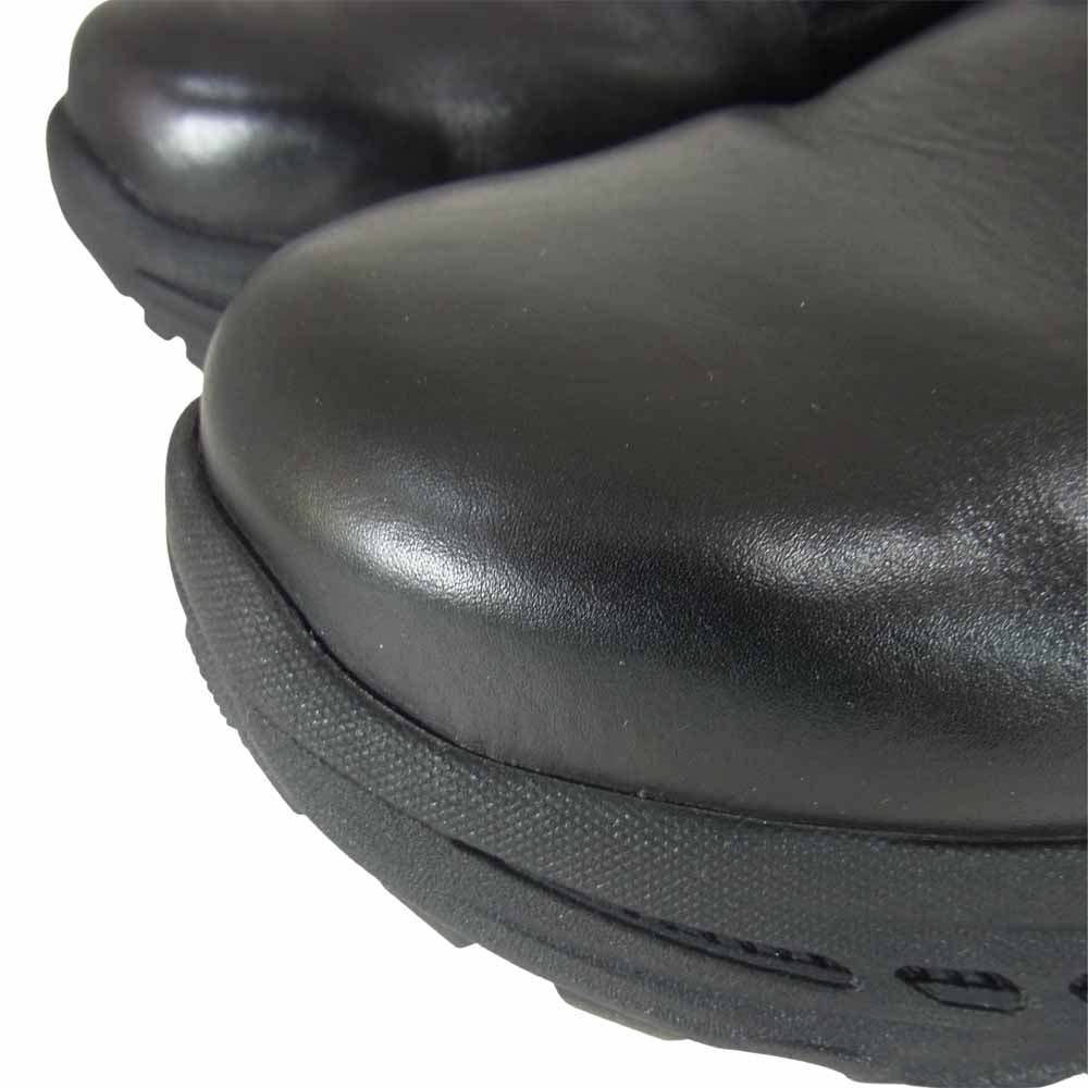 N.HOOLYWOOD エヌハリウッド 1114111 UGG アグ COMPILE コンパイル コラボ プレミアム ドレス レザー スニーカー ブラック系 29cm【美品】【中古】