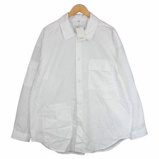 ローン 21SS  Utility Long shirt ユーティリティ ロング シャツ ホワイト系 52【極上美品】【中古】