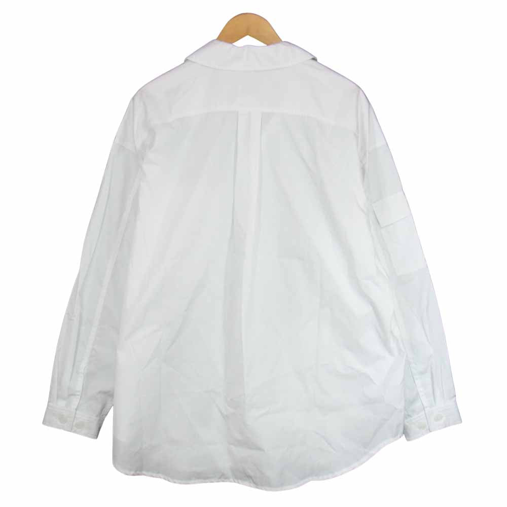 ローン 21SS  Utility Long shirt ユーティリティ ロング シャツ ホワイト系 52【極上美品】【中古】