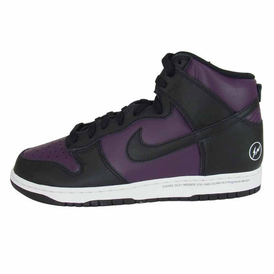 NIKE ナイキ DJ0382-600 FRAGMENT DESIGN フラグメントデザイン DUNK HI F ダンク ハイ パープル系 30cm【新古品】【未使用】【中古】