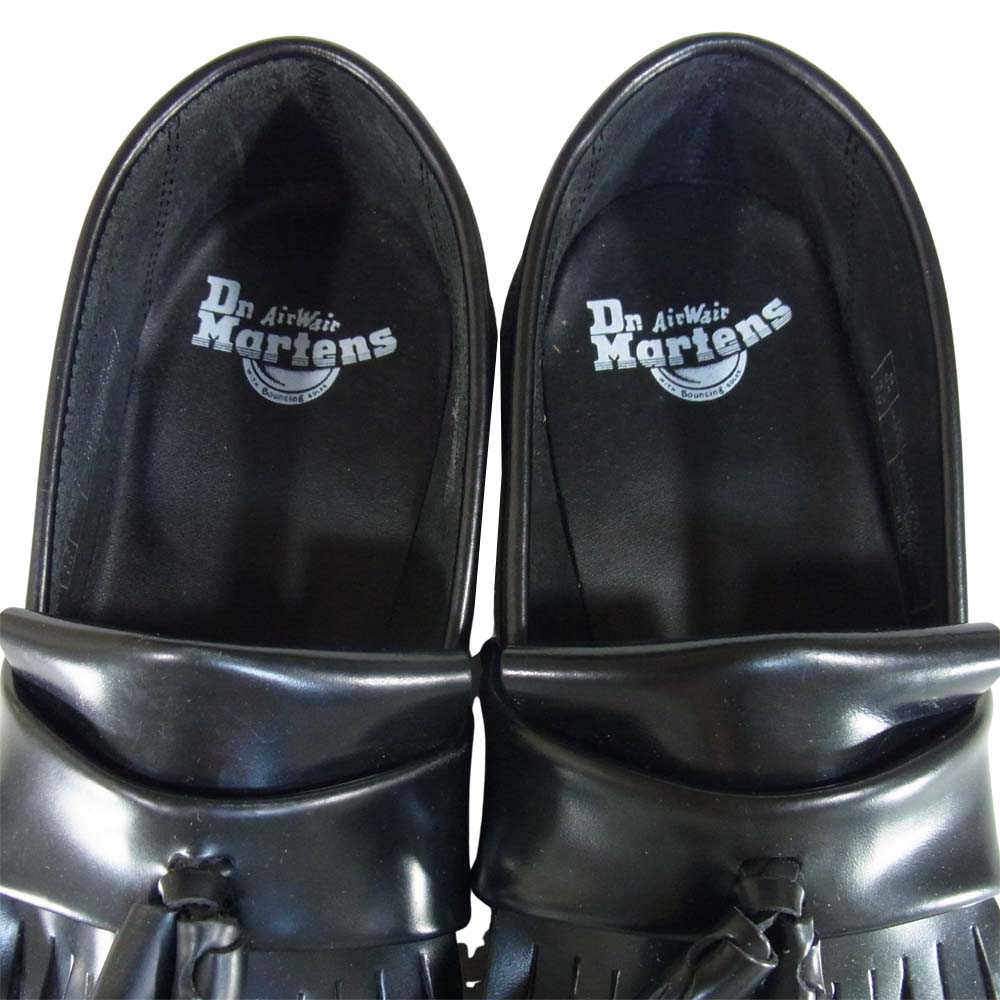 Dr.Martens ドクターマーチン ADRIAN エイドリアン TASSELE LOAFER BLACK SMOOTH タッセルローファー スムース ブラック系 UK9【美品】【中古】