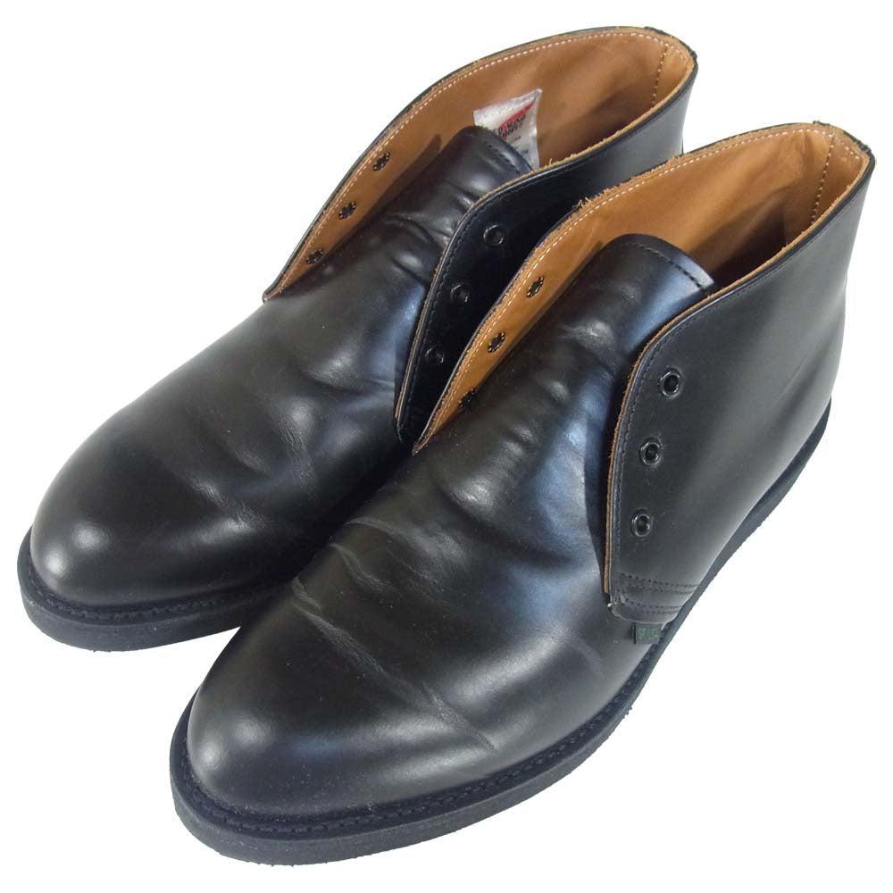 RED WING レッドウィング 9196 POSTMAN CHUKKABOOTS ポストマン チャッカ ブーツ ブラック系 10.5D【美品】【中古】