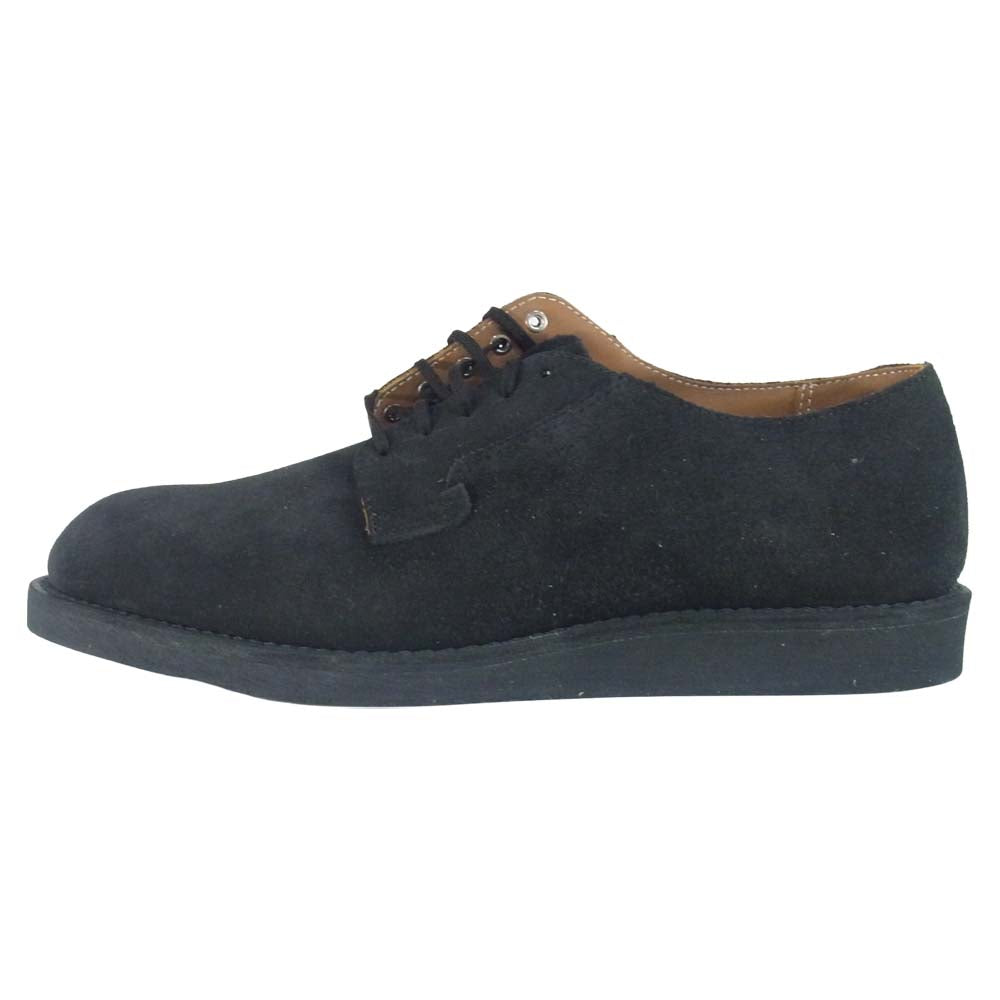 RED WING レッドウィング 9112 Postman Oxford ポストマン オックスフォード ブラックアビレーン ラフアウト ブラック系 10.5D【美品】【中古】