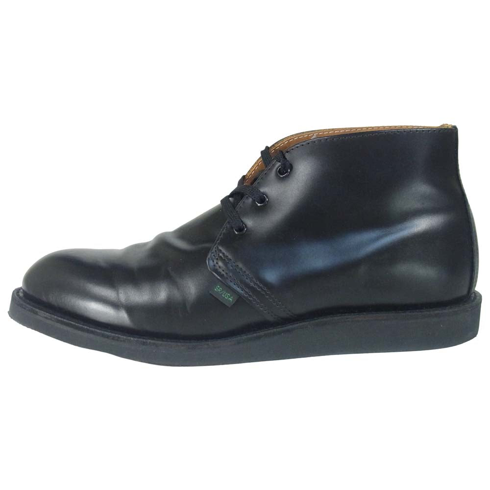 RED WING レッドウィング 9196 POSTMAN CHUKKABOOTS ポストマン チャッカ ブーツ ブラック系 10.5D【美品】【中古】