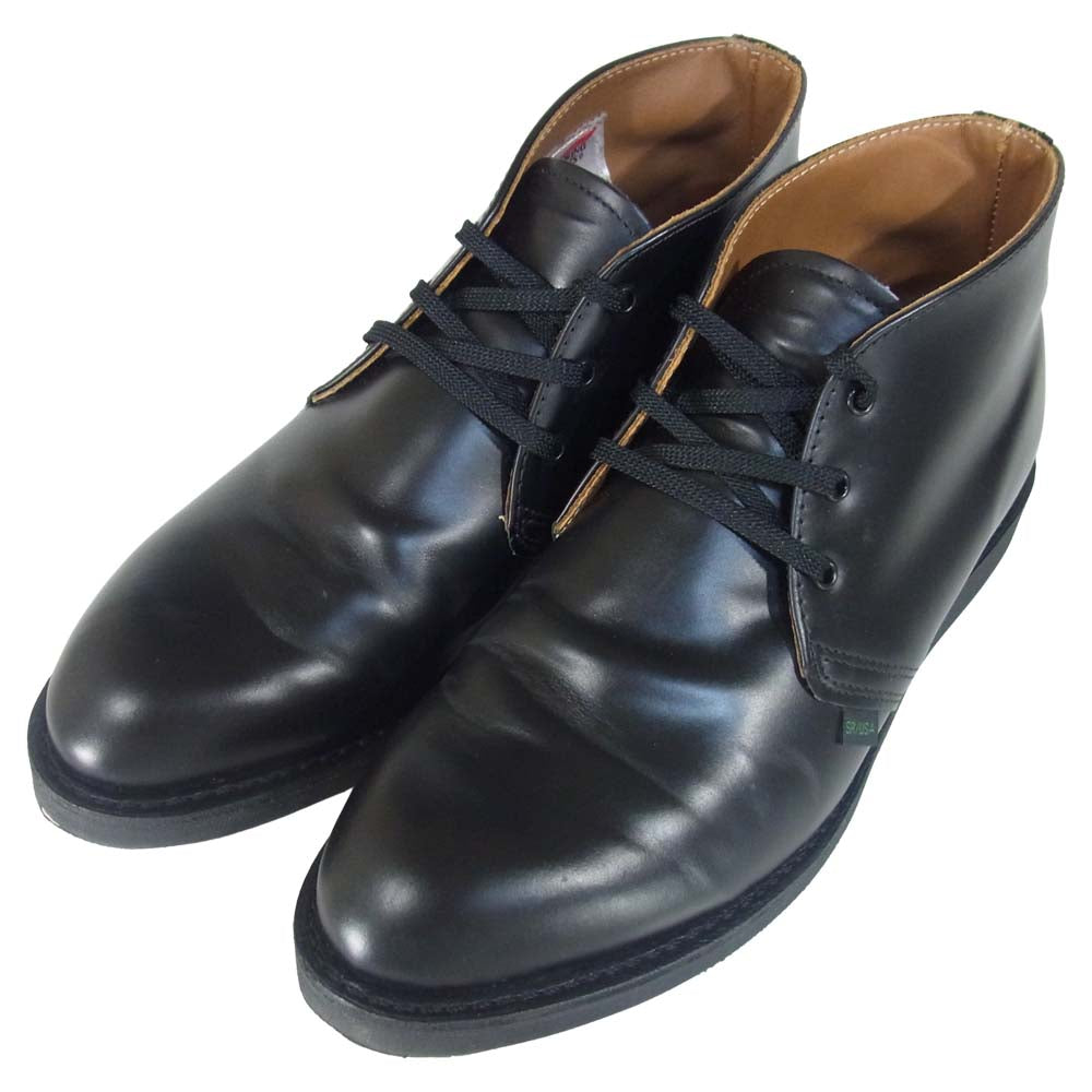 RED WING レッドウィング 9196 POSTMAN CHUKKABOOTS ポストマン チャッカ ブーツ ブラック系 10.5D【美品】【中古】