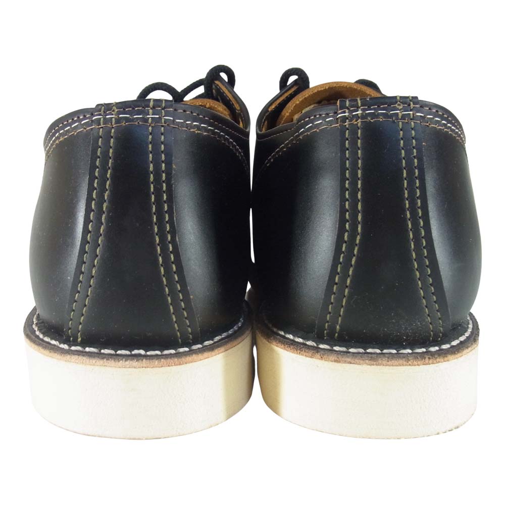 RED WING レッドウィング 9894 Irish Setter Oxford アイリッシュセッター オックスフォード ブラッククロンダイク 茶芯 犬タグ 復刻 ブラック系 10.5D【極上美品】【中古】